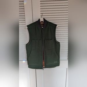Wool utility vest